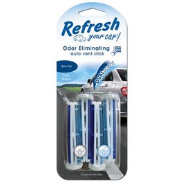 Car Air Freshener, Vent Stick, New Car Cool Breeze Scent, 4-Pk. Hot on Sale