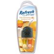 Car Air Freshener, Vent Clip, Adjustable Oil Wick With Pina Colada Mango Mandarin Scents Discount