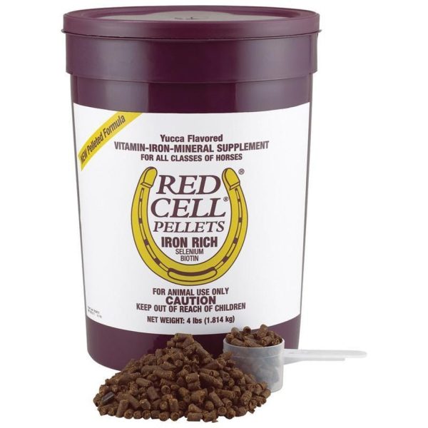 HORSE HEALTH PRODUCTS RED CELL PELLET IRON SUPPLEMENT FOR HORSES For Sale