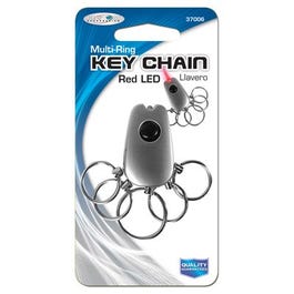 LED Keychain, 5 Detachable Rings, Battery Incl. For Cheap