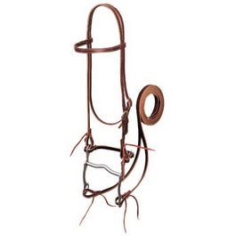 Horse Bridle, Burgundy Latigo Leather, 4-3 8-In. Curb Bit, 5-Ft. Reins, 5 8-In. For Cheap