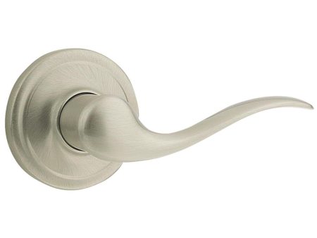 Kwikset Signature Series Satin Nickel Tustin Privacy Door Lever Discount