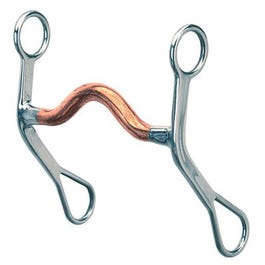 Horse Bit, Curb, 5-In. Medium Port Mouth & 6-In. Cheeks For Sale