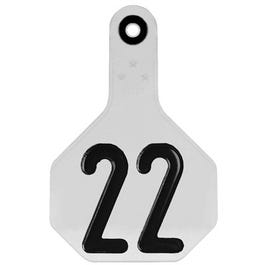 All American Livestock Tag, Numbered, Medium, White, 25-Pk. Sale