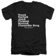 FRIENDS : CHANANDLER BONG S\S ADULT V NECK T-SHIRT 30\1 Black XL Supply