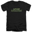 DEXTER S LABORATORY : DEXTER S LOGO S\S ADULT V NECK T-SHIRT 30\1 Black LG Supply