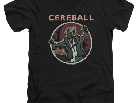 HELL FEST : CEREBALL S\S ADULT V NECK T-SHIRT 30\1 Black SM Online