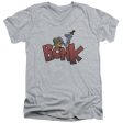 DEXTER S LABORATORY : BONK S\S ADULT V NECK T-SHIRT 30\1 Athletic Heather 2X Discount