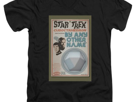 STAR TREK : THE ORIGINAL SERIES EPISODE 51 S\S ADULT V NECK T-SHIRT 30\1 BLACK SM Fashion