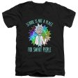 RICK AND MORTY : SCHOOL ADULT V NECK T-SHIRT COTTON Black LG Sale