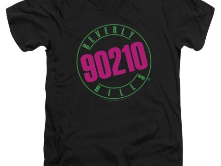 90210 : NEON S\S ADULT V NECK T-SHIRT 30\1 BLACK SM For Cheap