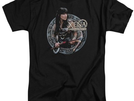 XENA : THE WARRIOR S\S ADULT TALL T-SHIRT BLACK 3X Online now