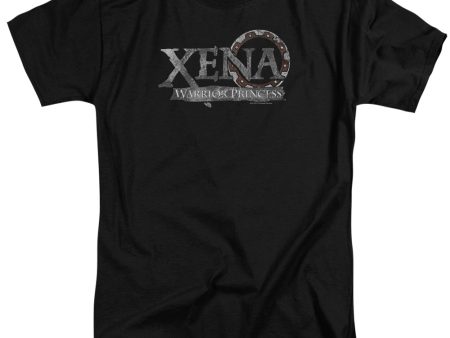 XENA : BATTERED LOGO S\S ADULT TALL T-SHIRT BLACK 2X Discount