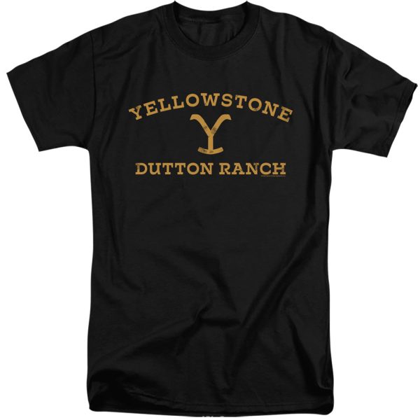 YELLOWSTONE : ARCHED LOGO ADULT TALL T-SHIRT FIT SHORT SLEEVE Black XL Online