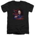 CHILD S PLAY 3 : TIME TO PLAY S\S ADULT V NECK T-SHIRT 30\1 BLACK 2X on Sale