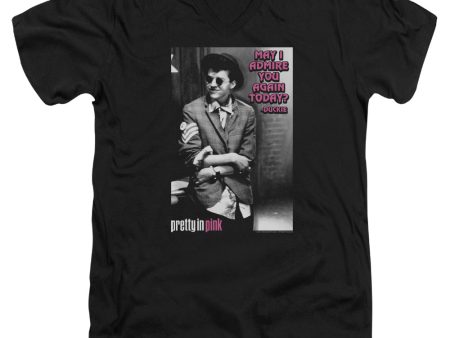 PRETTY IN PINK : ADMIRE S\S ADULT V NECK T-SHIRT 30\1 BLACK LG Online Sale