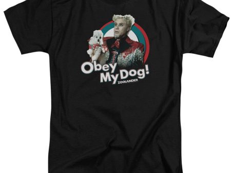 ZOOLANDER : OBEY MY DOG S\S ADULT TALL T-SHIRT BLACK 3X Supply