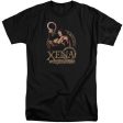 XENA : ROYALTY S\S ADULT TALL T-SHIRT BLACK 2X on Sale