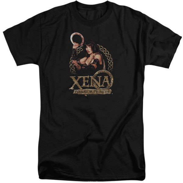 XENA : ROYALTY S\S ADULT TALL T-SHIRT BLACK 2X on Sale