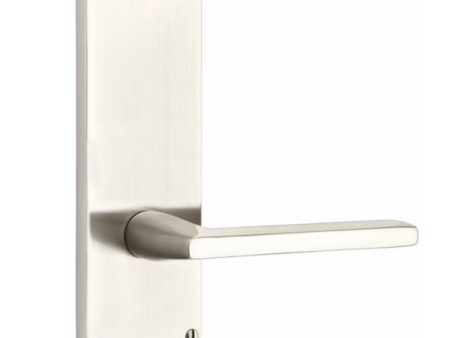 Emtek 8011.CCUS3NL.MRK Select Dummy Pair , Sideplate Locksets Modern Non-Keyed 7  , Conical Stem , Marble Knob Discount